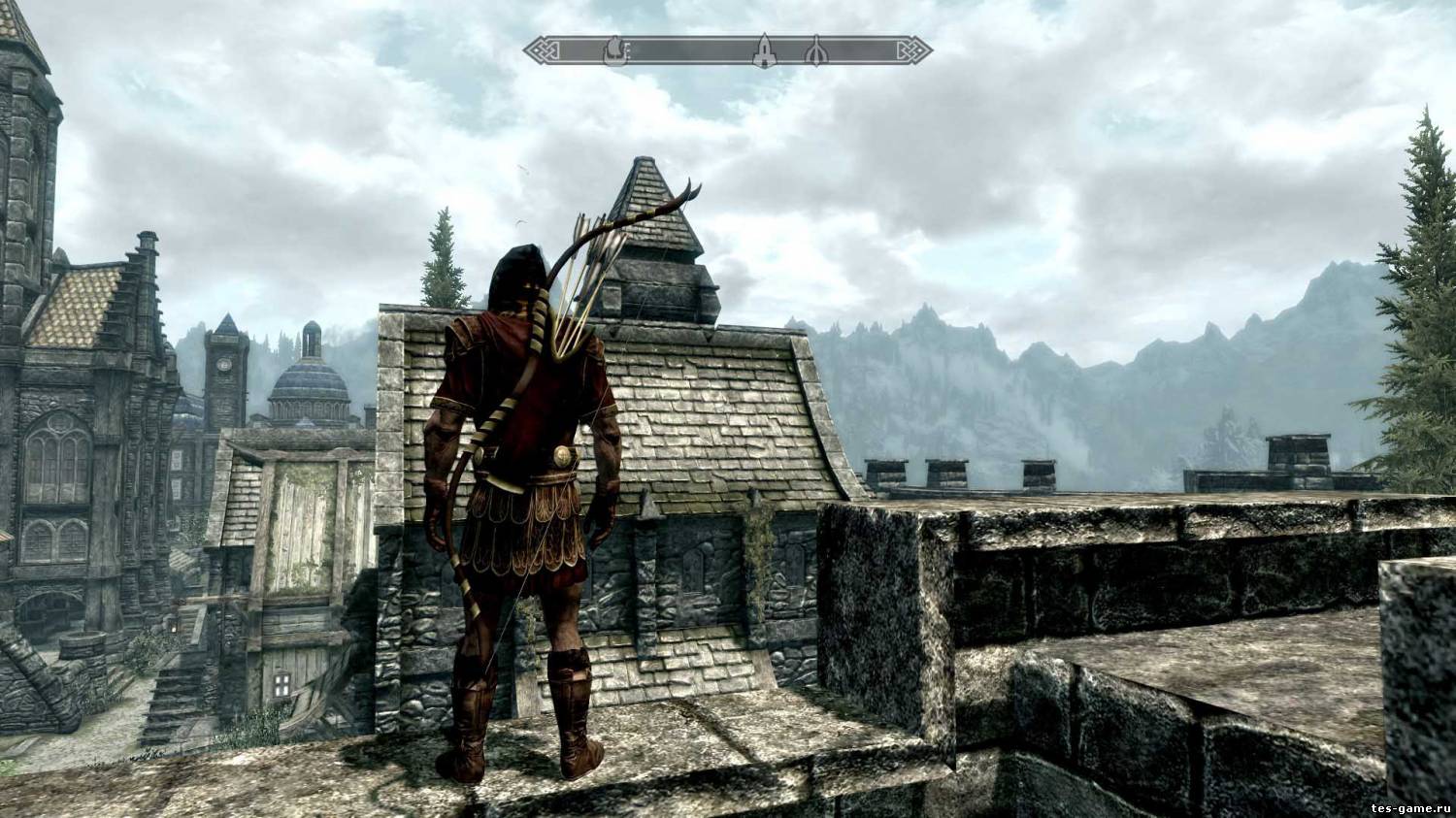 TES 5 Skyrim "Лук Галадрима из LOTR"