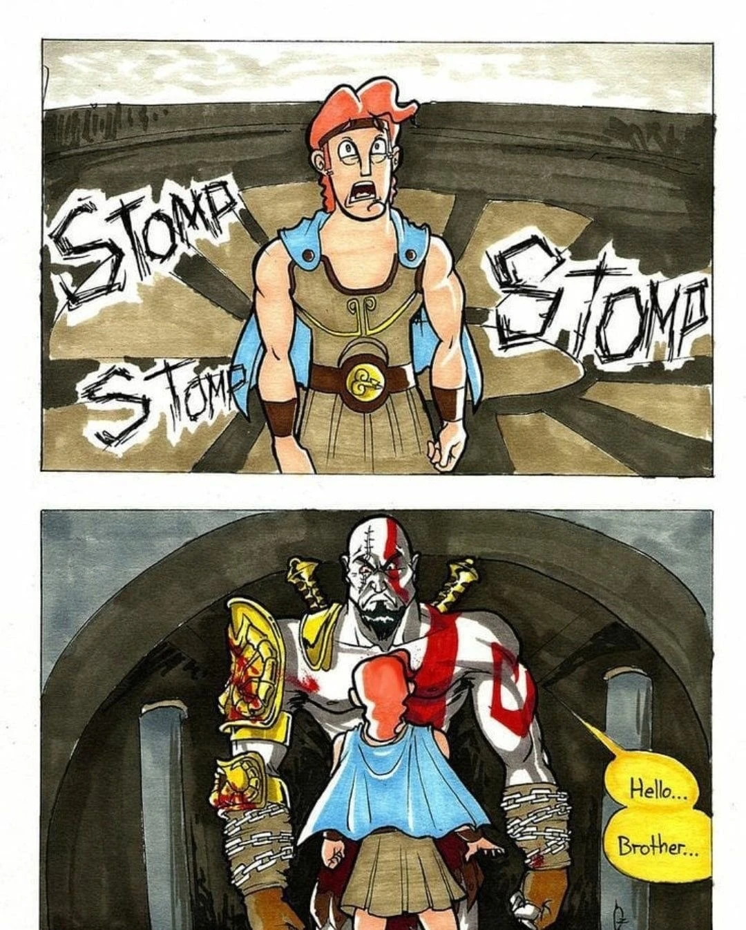 Геркулес встретил Кратоса