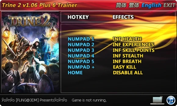 Trine 2: Трейнер/Trainer (+6) [1.06] {FLiNG}