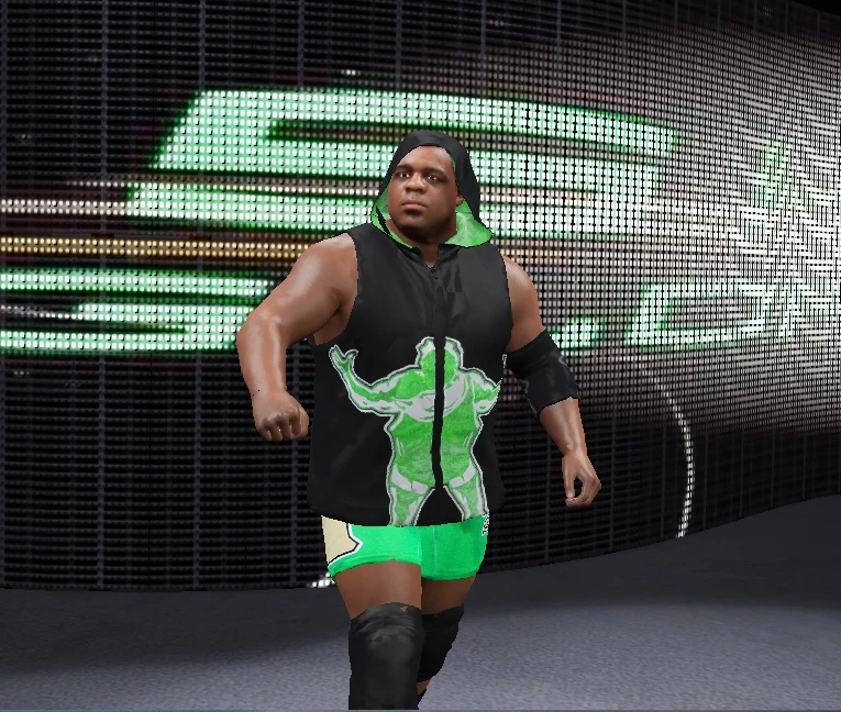 WWE 2K16 "Keith Lee green attire WWE 2K19 Порт мод"