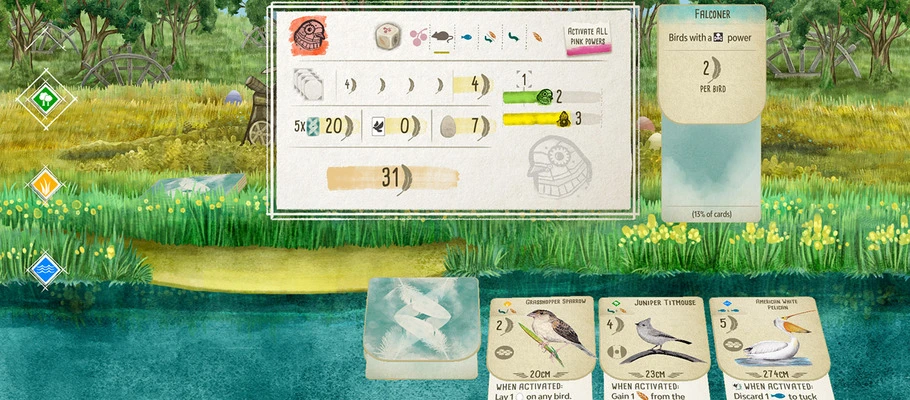 Видеоигровая адаптация карточной игры Wingspan ожидается на Switch этой осенью