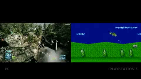 Battlefield 3 "Пародия: Видео, сравнивающее графику на PC и PS3"