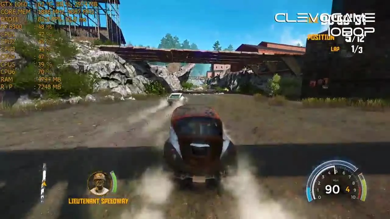 FlatOut 4 Total Insanity GTX 1060 - FX 6300 - 1080p - 1440p - 4K