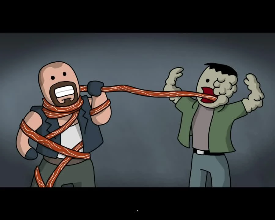 История произошедшая в игре Left 4 Dead за 1 мин.(Rus Dub)