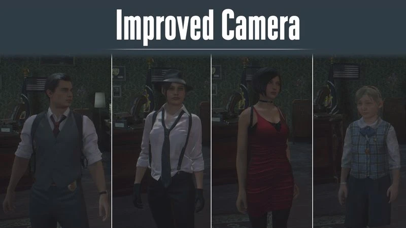 Resident Evil 2 "Улучшенная камера" [v2.0]