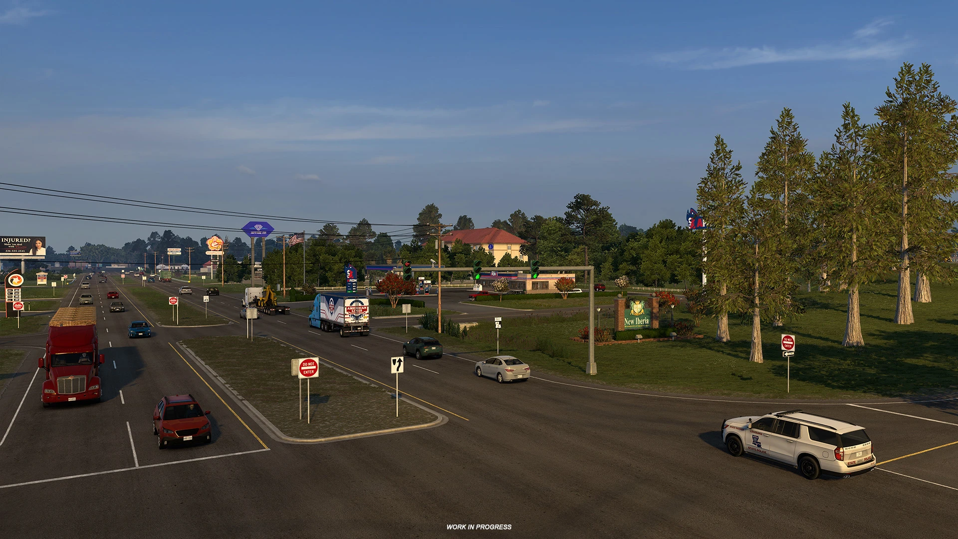 Свежие скриншоты из будущего DLC Луизиана для American Truck Simulator - города