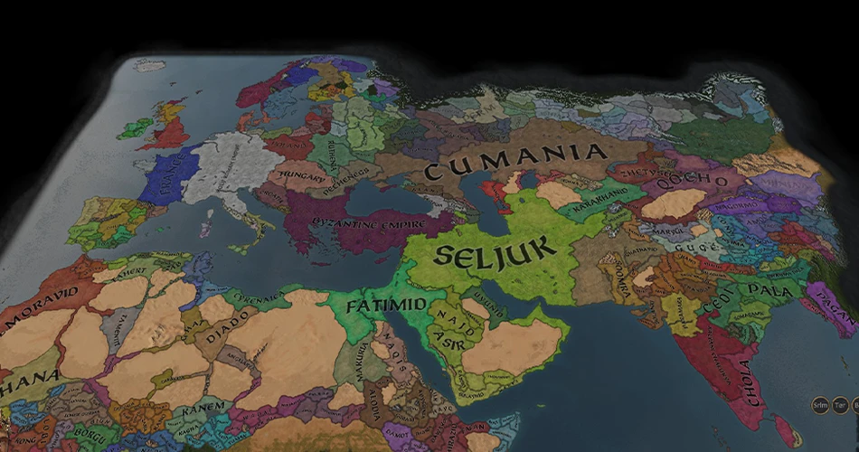 Crusader Kings 3 "Удаление бумажной карты"