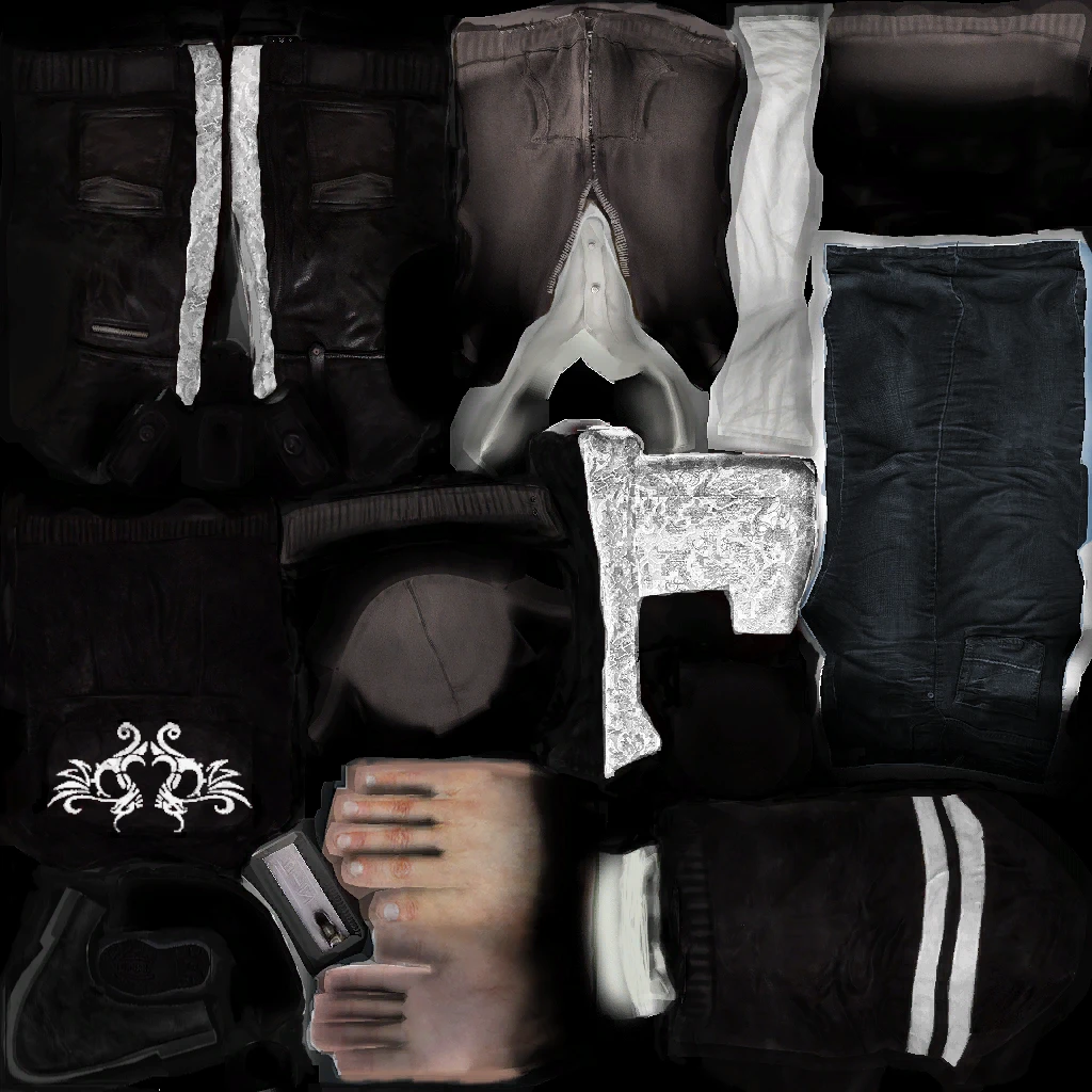 Prototype "WhiteBlack 2.0 (+ модель, когда Alex Mercer был болен патогеном)"