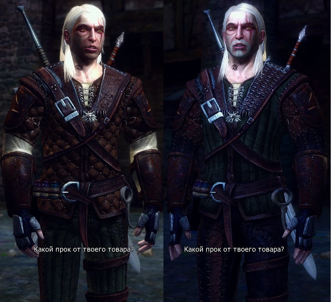 The Witcher "Новые-старые кожанные куртки и брутальное лицо (New-old leather jackets and brutal face)"