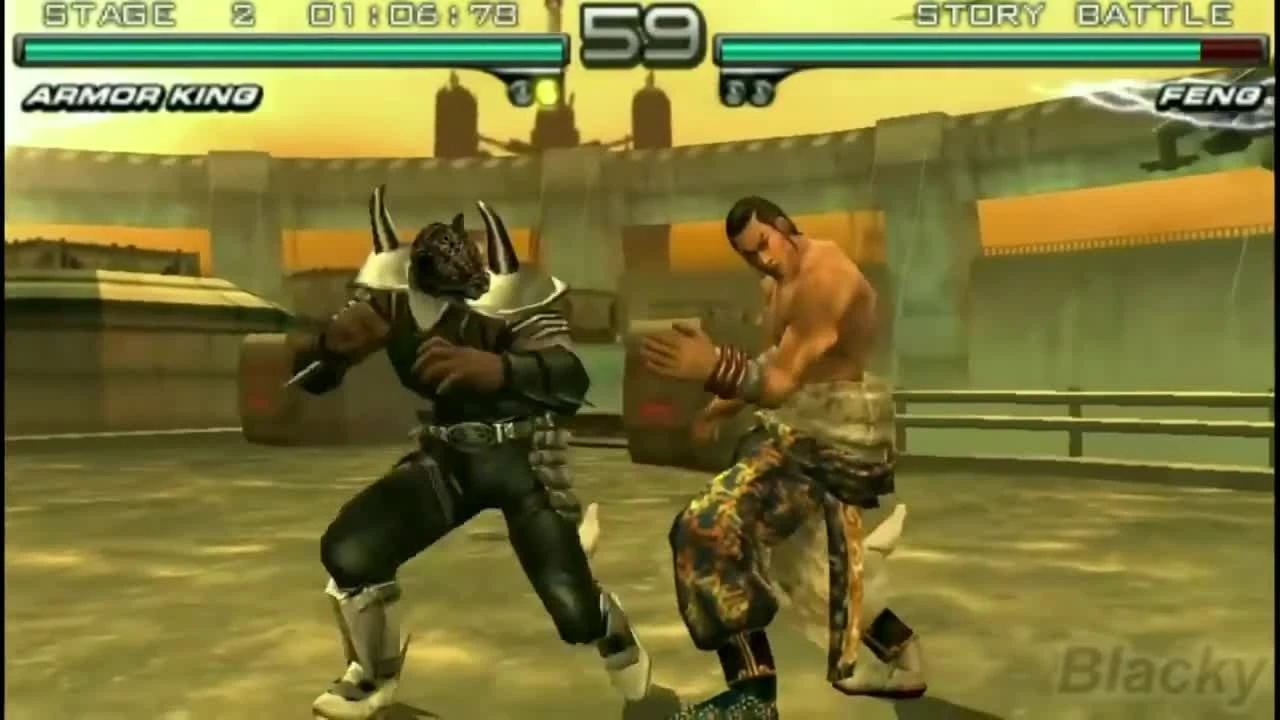 Эволюция персонажа Armor King от Tekken 1 до Tekken 7