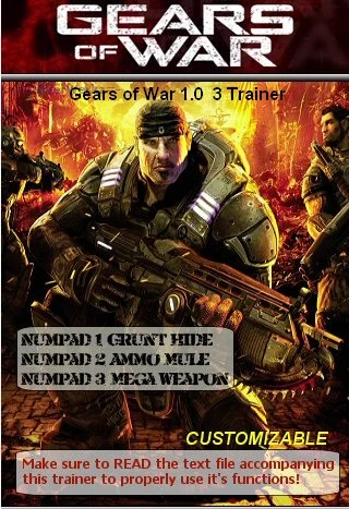 Трейнер (+3) для Gears of War