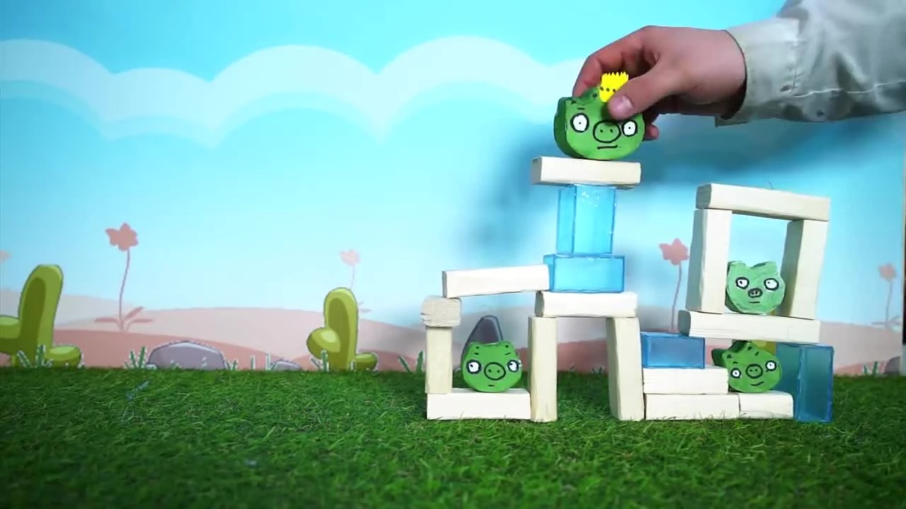 Сделал игру Angry Birds в реальной жизни!