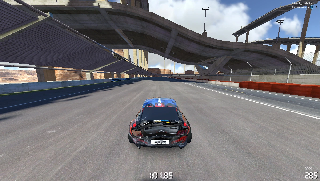 Trackmania 2 Canyon карта "TurboCar"