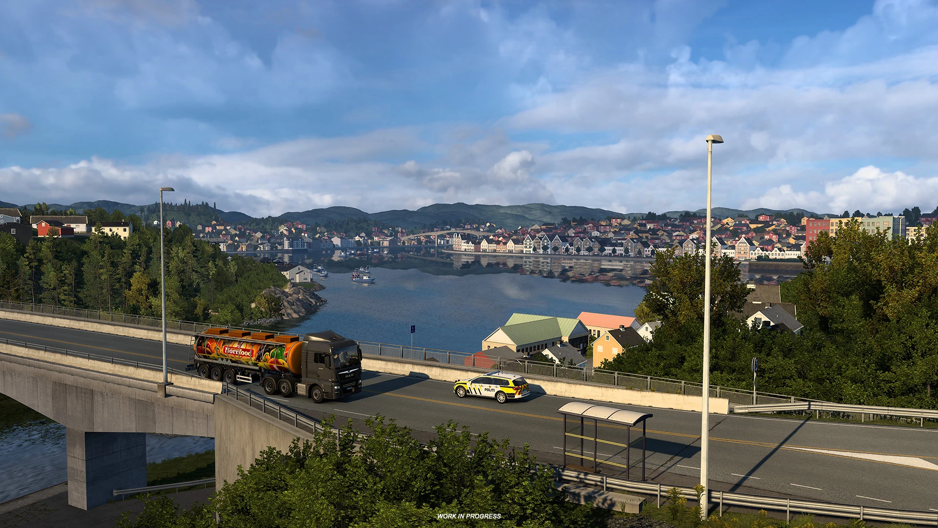 Свежие скриншоты из будущего DLC Северные горизонты для Euro Truck Simulator 2 - Kristiansund