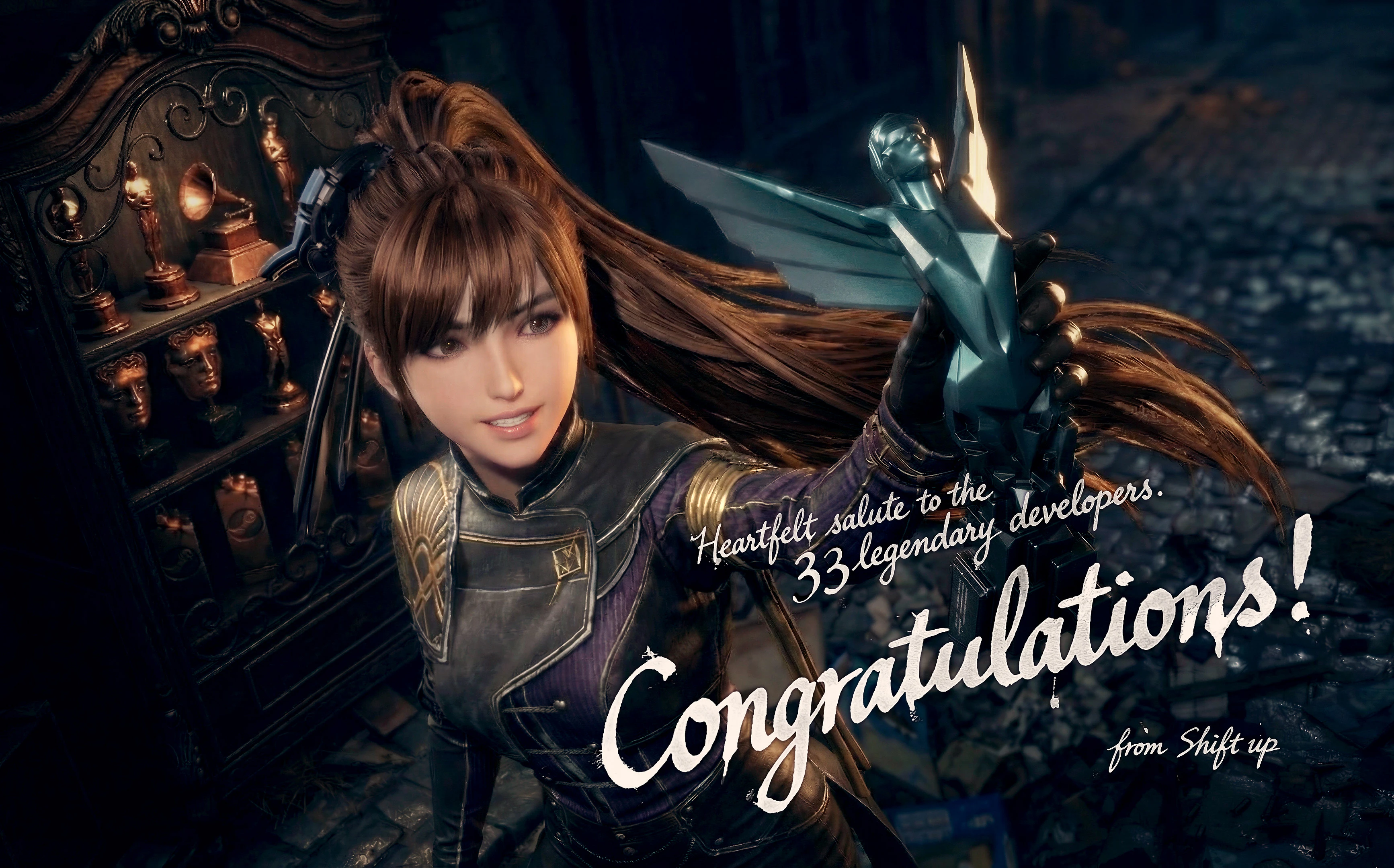 Разработчики Stellar Blade поздравили разработчиков Clair Obscur: Expedition 33 с наградой "Игра года"