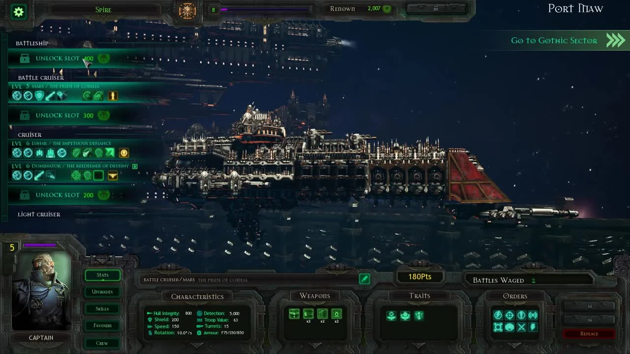 Battlefleet Gothic Armada "Прохождение на русском Император глава 03 Ч4 обзор"