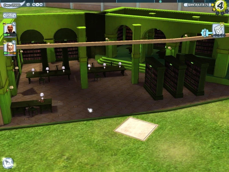 The Movies "Декорация - Green Library"