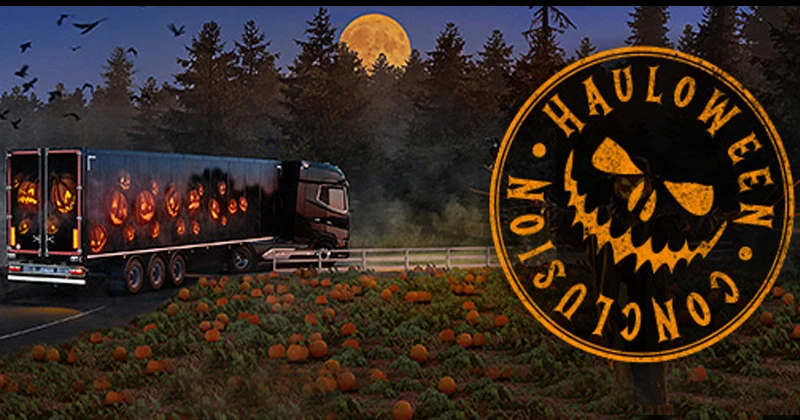 В Euro Truck Simulator 2 завершилось событие - Счастливого Хэллоуина