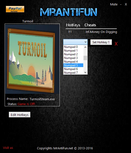 Turmoil: Трейнер/Trainer (+1: Деньги / Money) [2.0.11] {MrAntiFun}