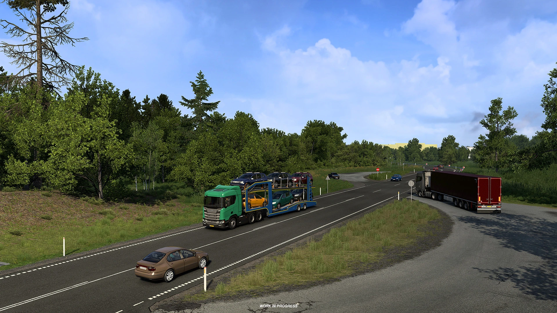 Свежие скриншоты из проекта Обновление Скандинавии для Euro Truck Simulator 2 - Датская автомагистраль 16