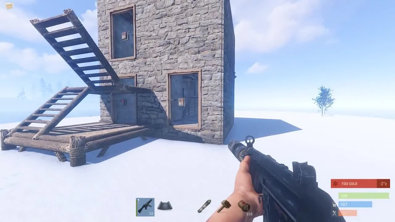 RUST - BUG! БАГ! Невидимые двери! by Flash.