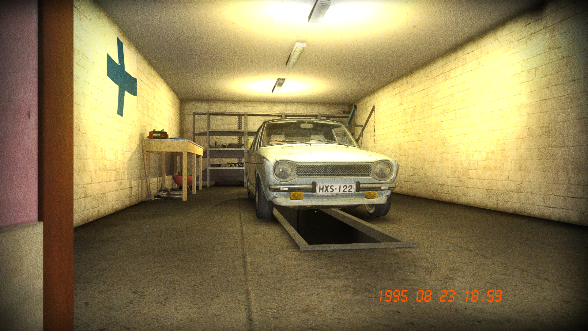 My Summer Car "Сохранение - заниженая гоночная сатсума, 2990 марки, CD диски на столе"