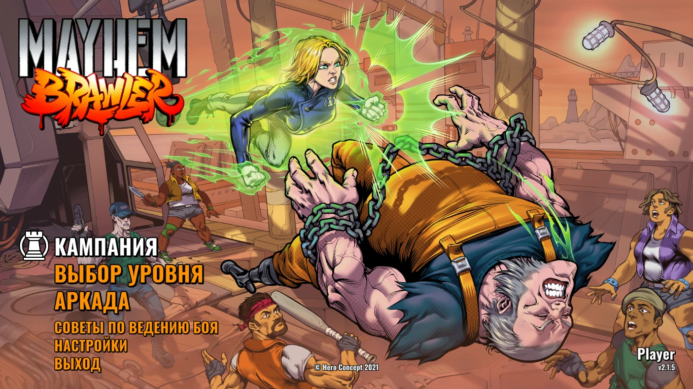 Mayhem Brawler "Сохранение - прохождение на 100%"