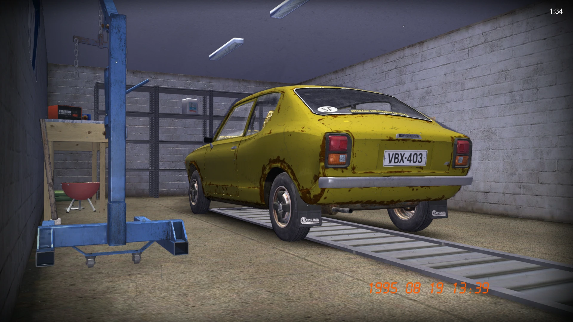 My Summer Car "Сохранение - Сатсума в заводской комплектации"