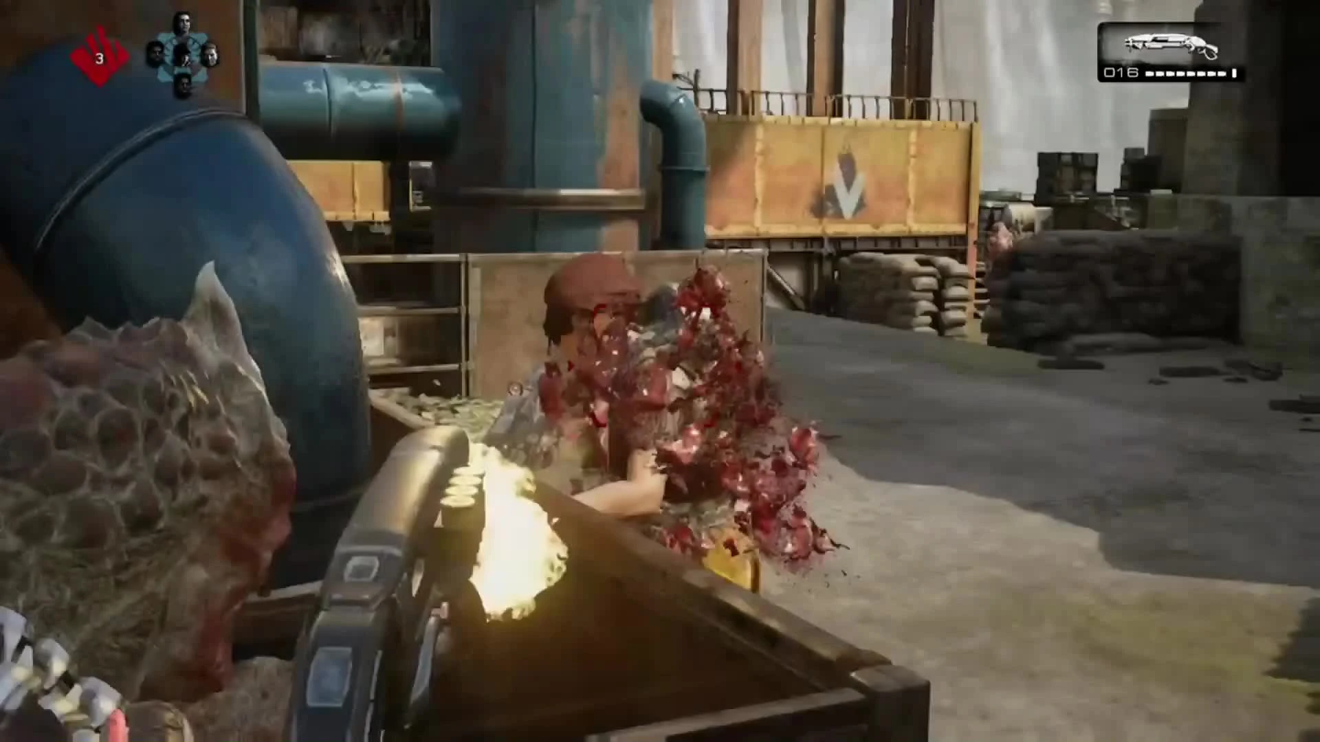 Gears of War 4 - видео геймплея мультиплеера (Xbox One)