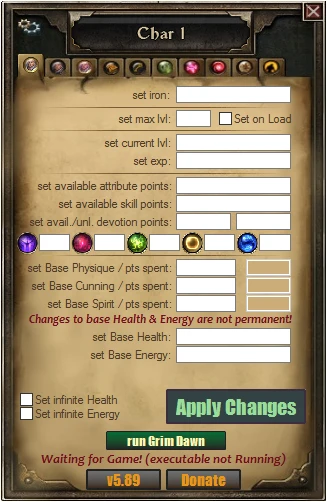 Grim Dawn - Anniversary Edition: Трейнер/Trainer (+102) [1.0.0.4]+hf 1-2 {5.98-iMMO}