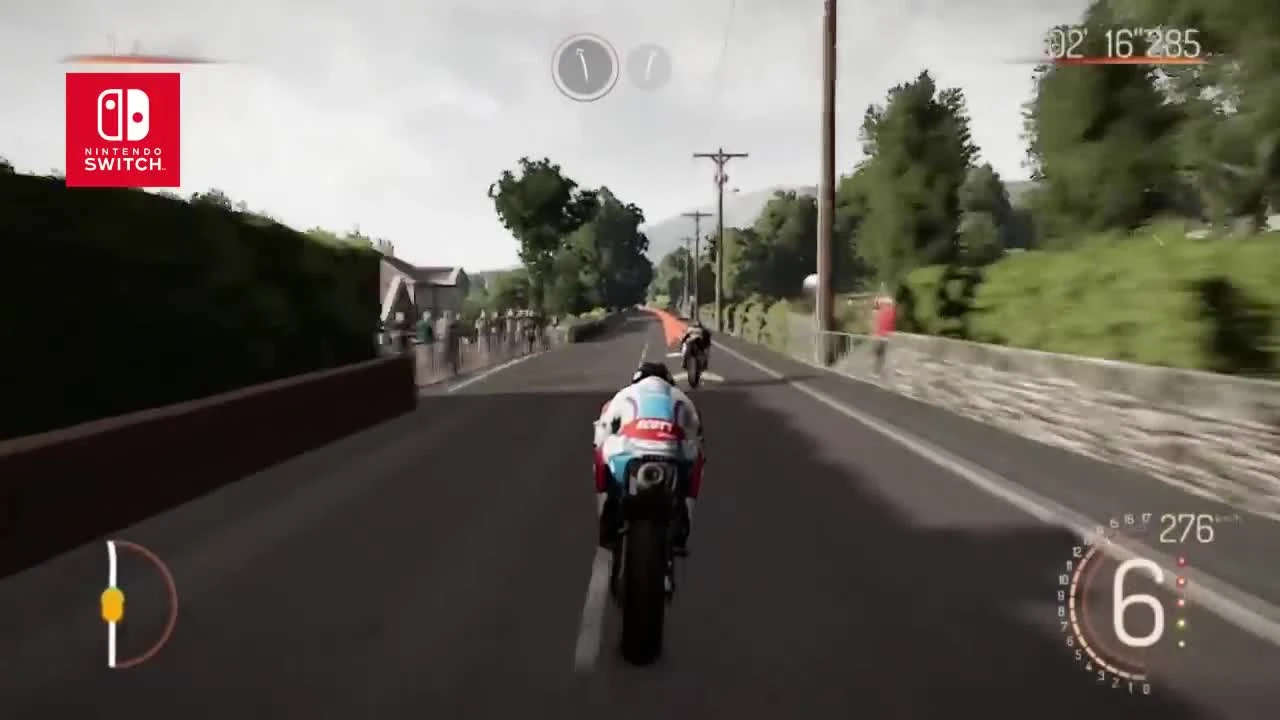 Геймплей TT Isle of Man на Nintendo Switch