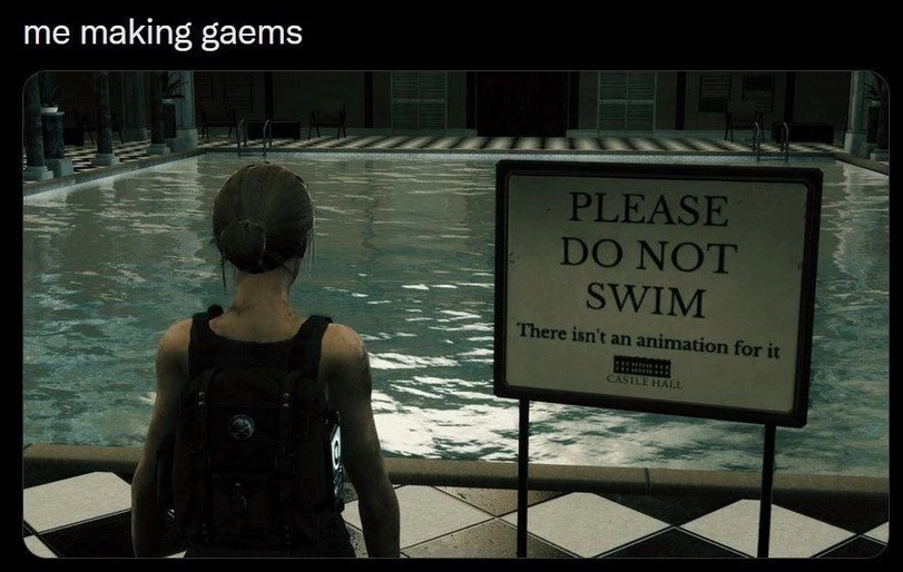 Пожалуйста, не плавайте. Нет анимации для этого