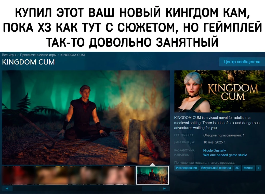 Купил этот ваш Кингдом Кам