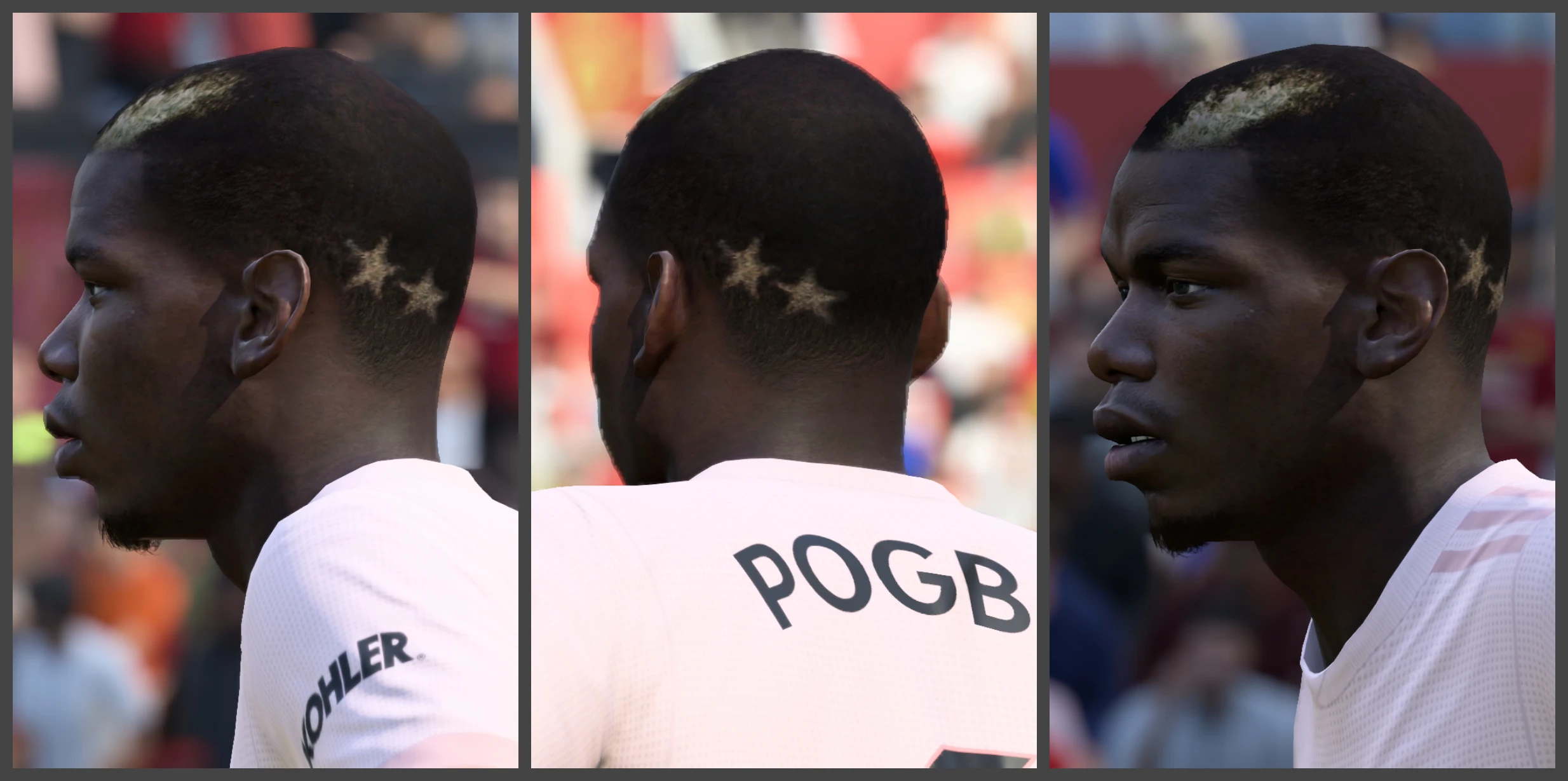 FIFA 18 "Обновленная прическа и лицо Paul Pogba"