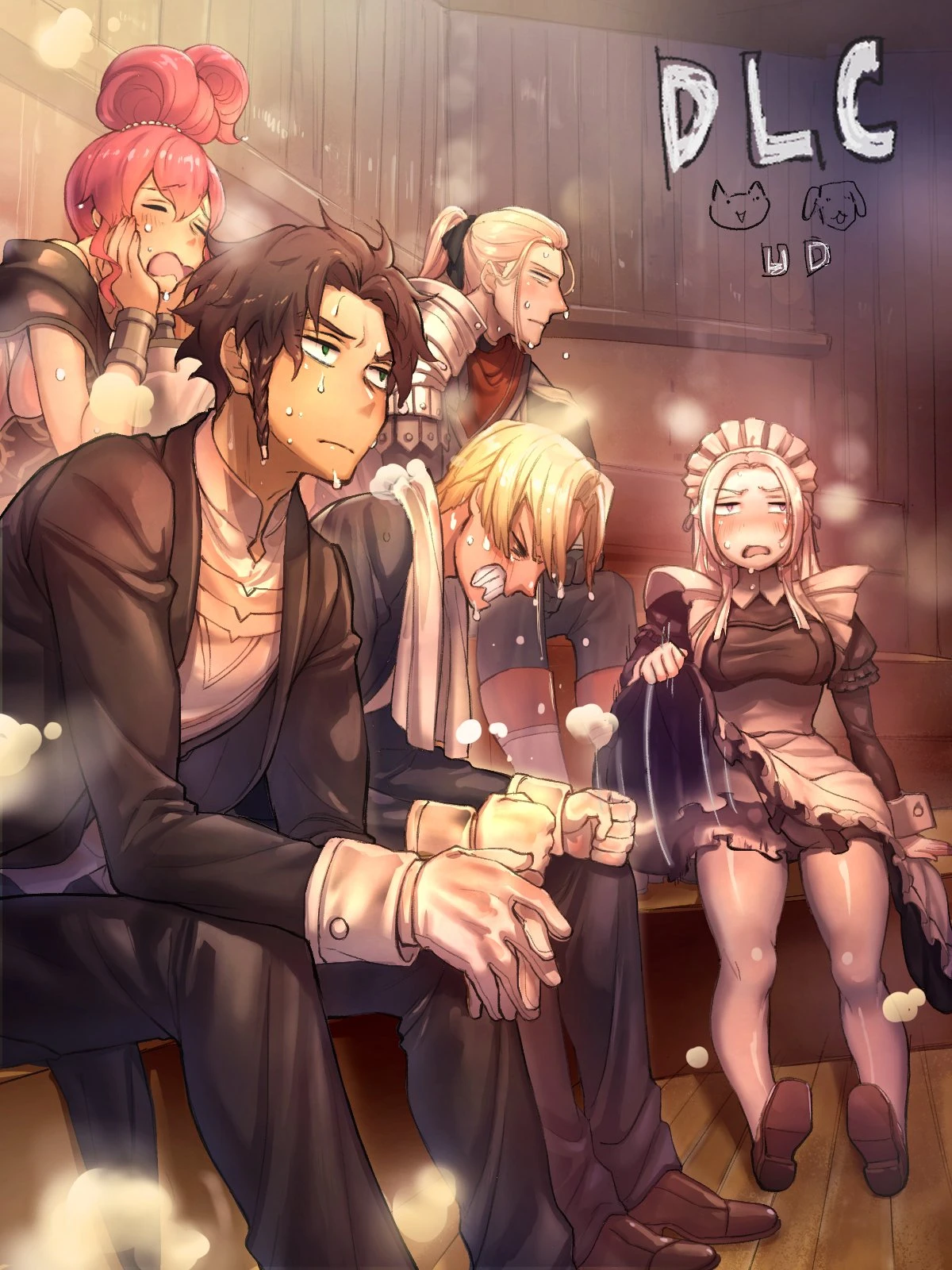 Баня, ДЛЦ, и горничная Эдельгард