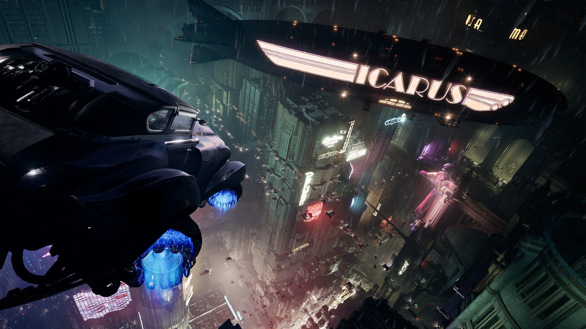 Нуарный Нью-Йорк будущего на впечатляющих скриншотах приключения Nobody Wants to Die