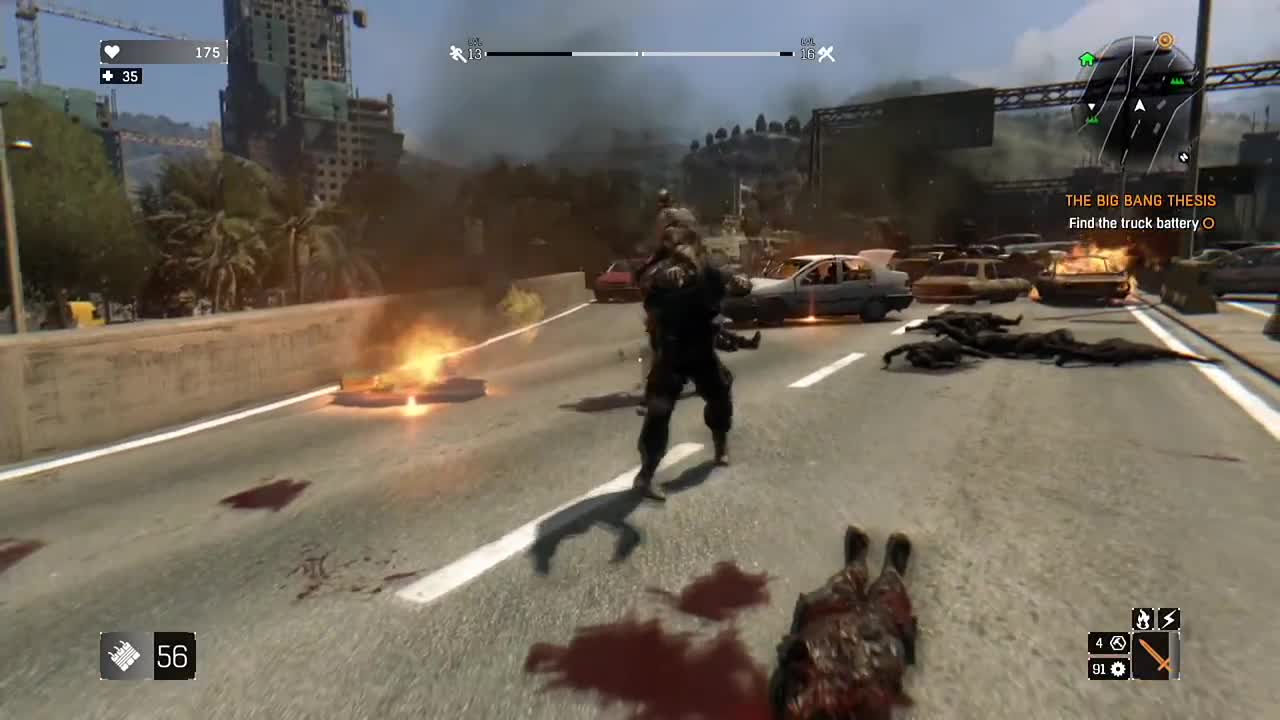 Dying Light "Трейлер "Killing zombies with the Angel Sword""