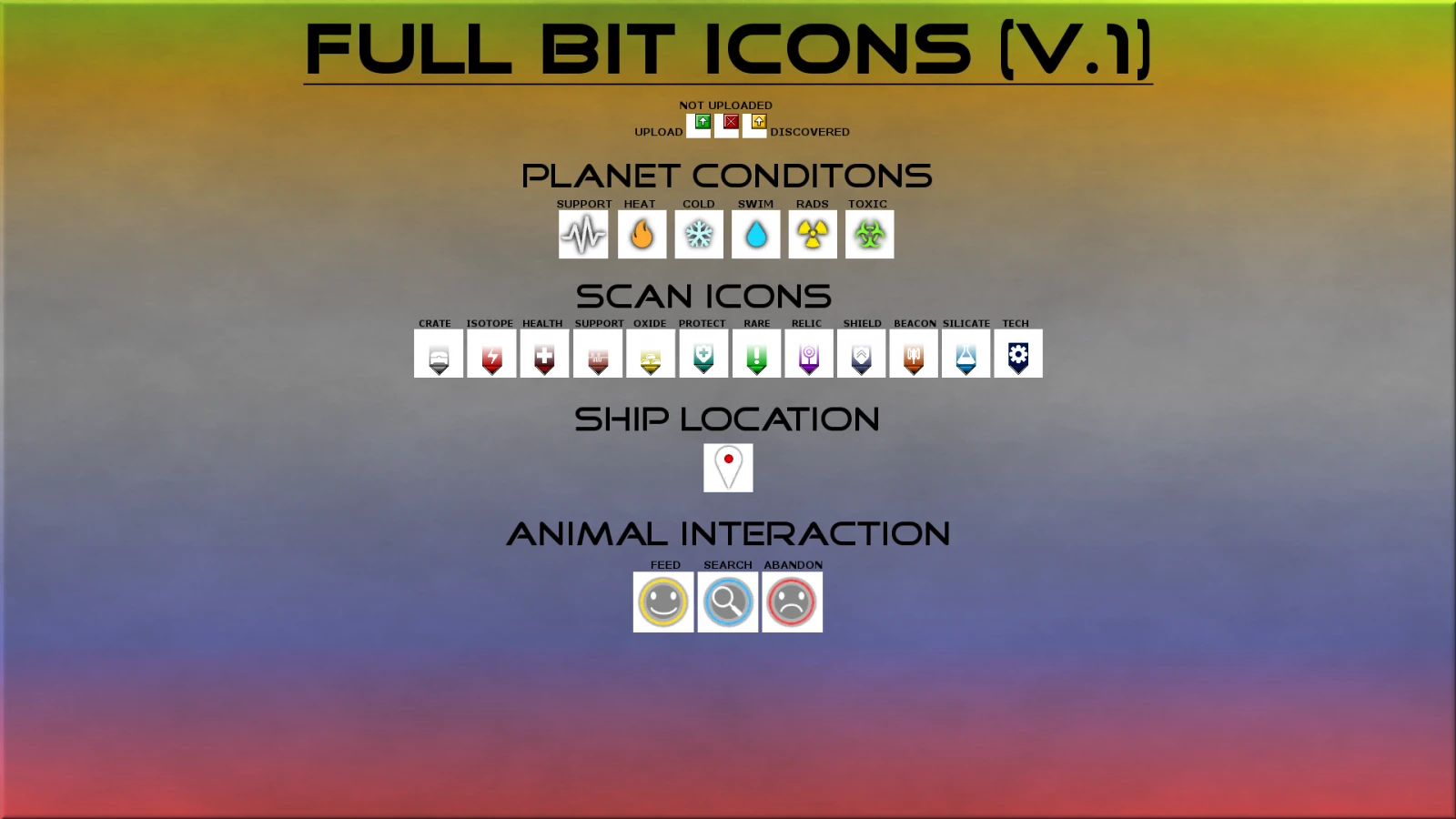 No Man's Sky "Holo Icons v1"