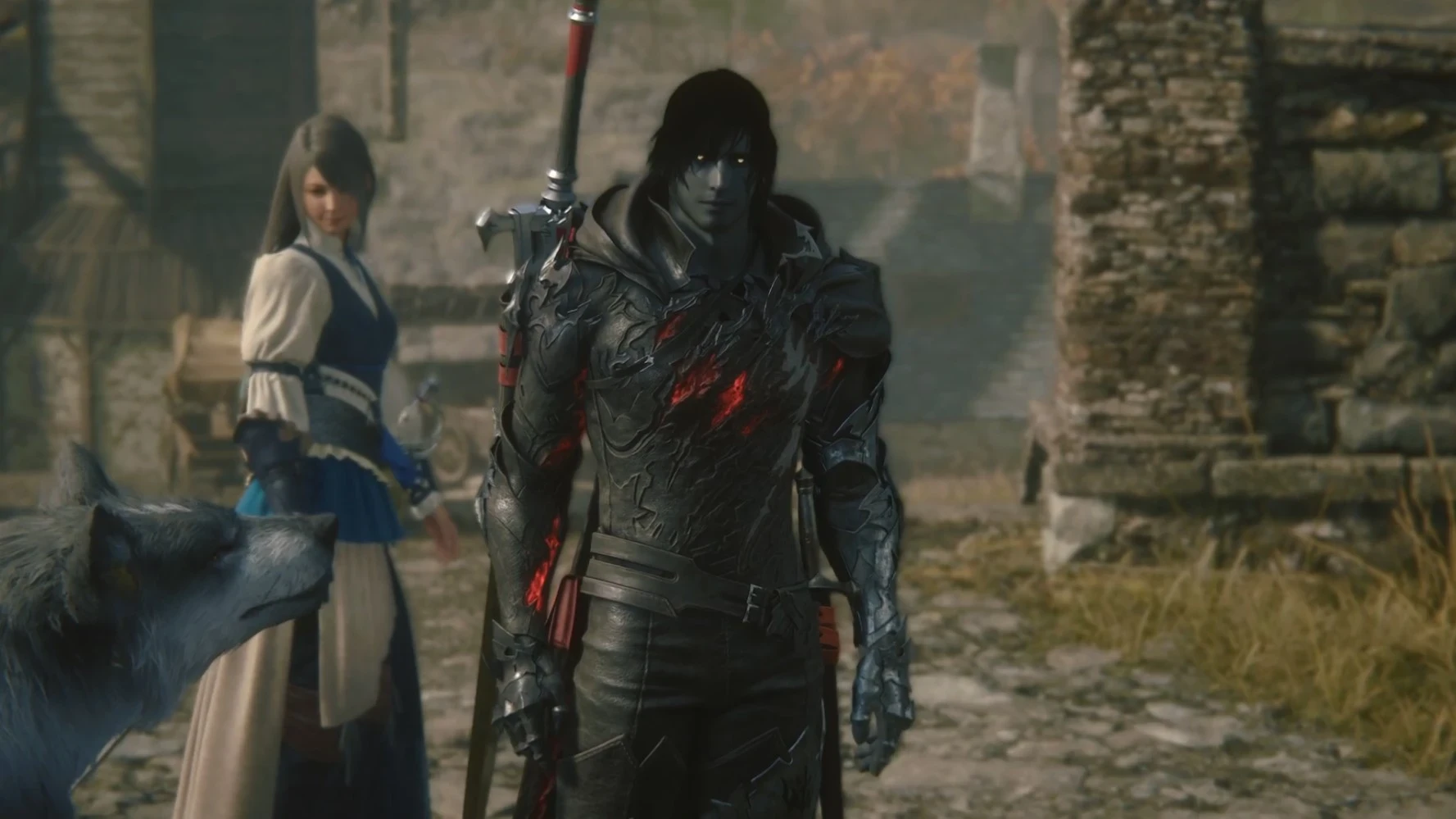 Final Fantasy 16 "Клайв в костюме Выжженный черный"