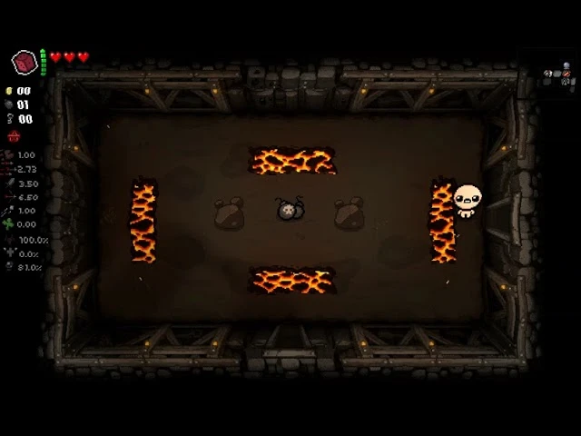 The Binding of Isaac "Горячие шахты"
