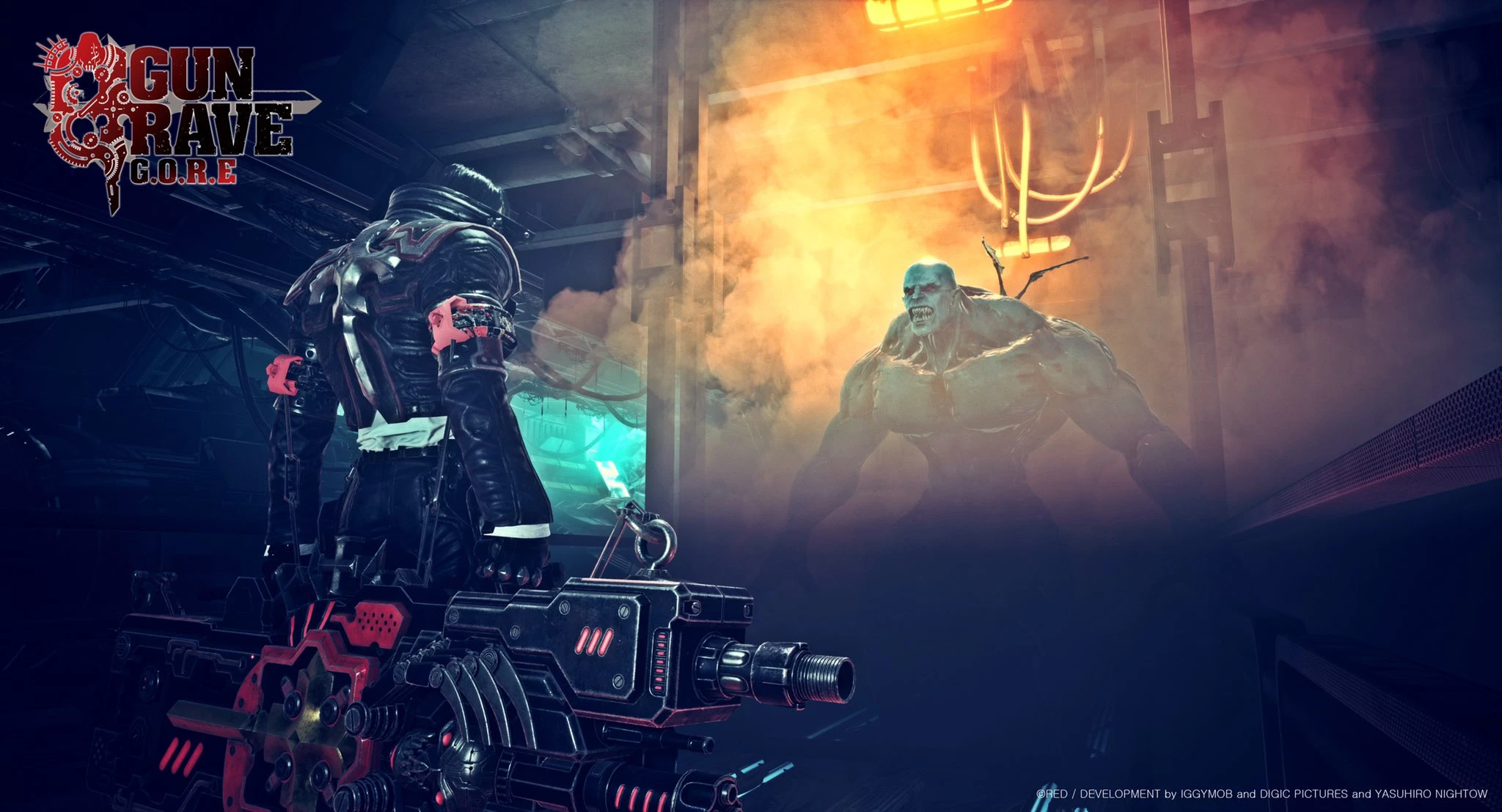 Хэллоуинский скриншот Gungrave G.O.R.E