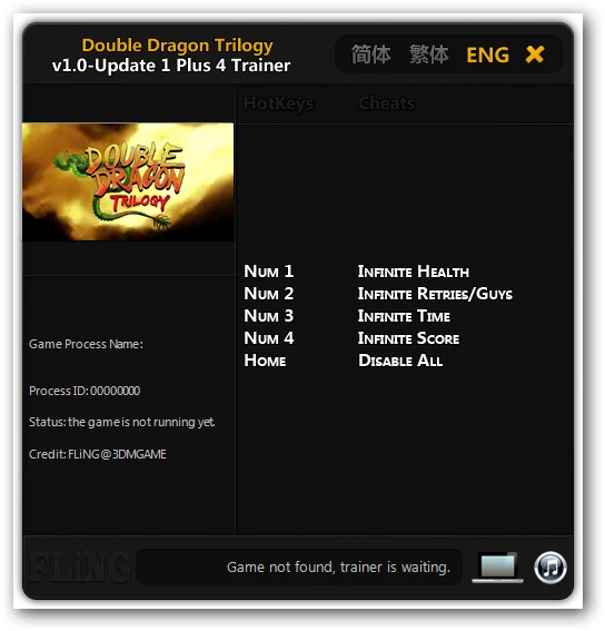Double Dragon Trilogy: Трейнер/Trainer (+4) [Update 1] {FLiNG}