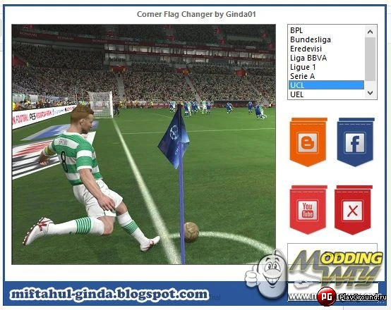 PES 2014 "Новые угловые флажки"