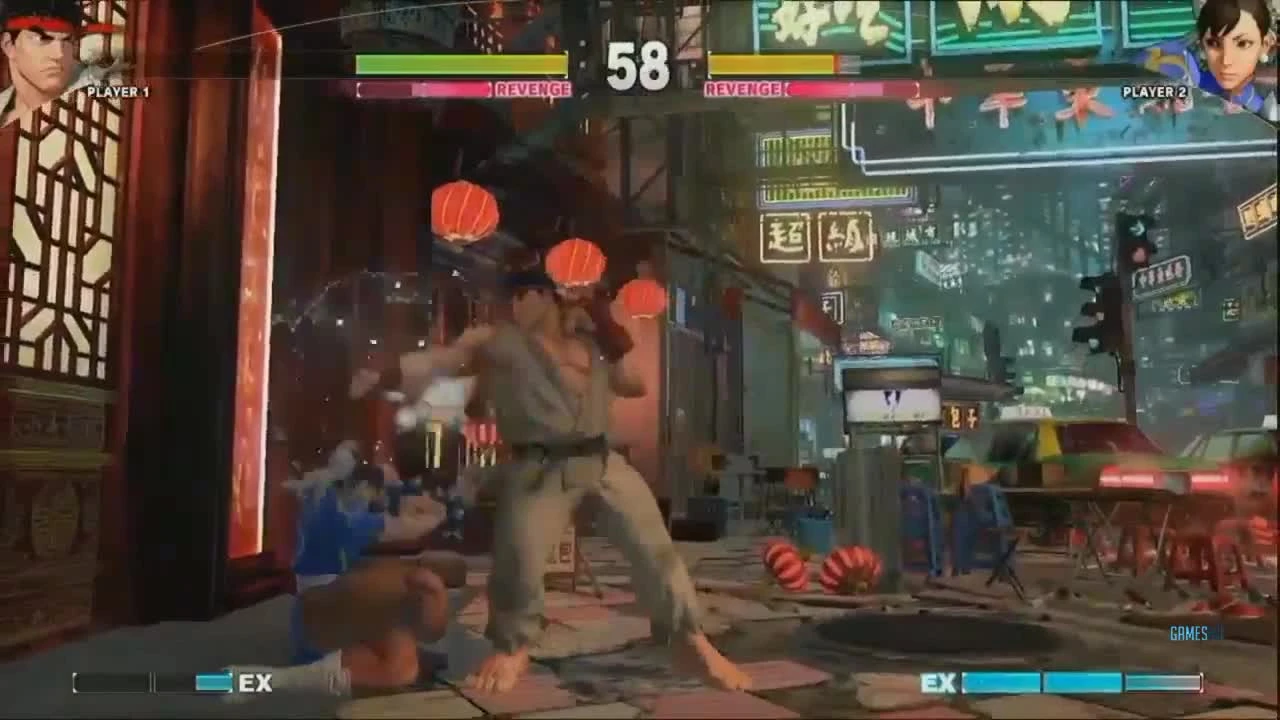 Геймплей Street Fighter 5 на PS4