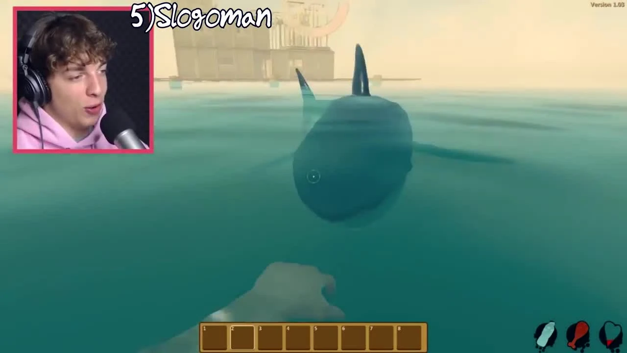 "Реакции Летсплейщиков" на Смертельное Нападение Акулы из Raft