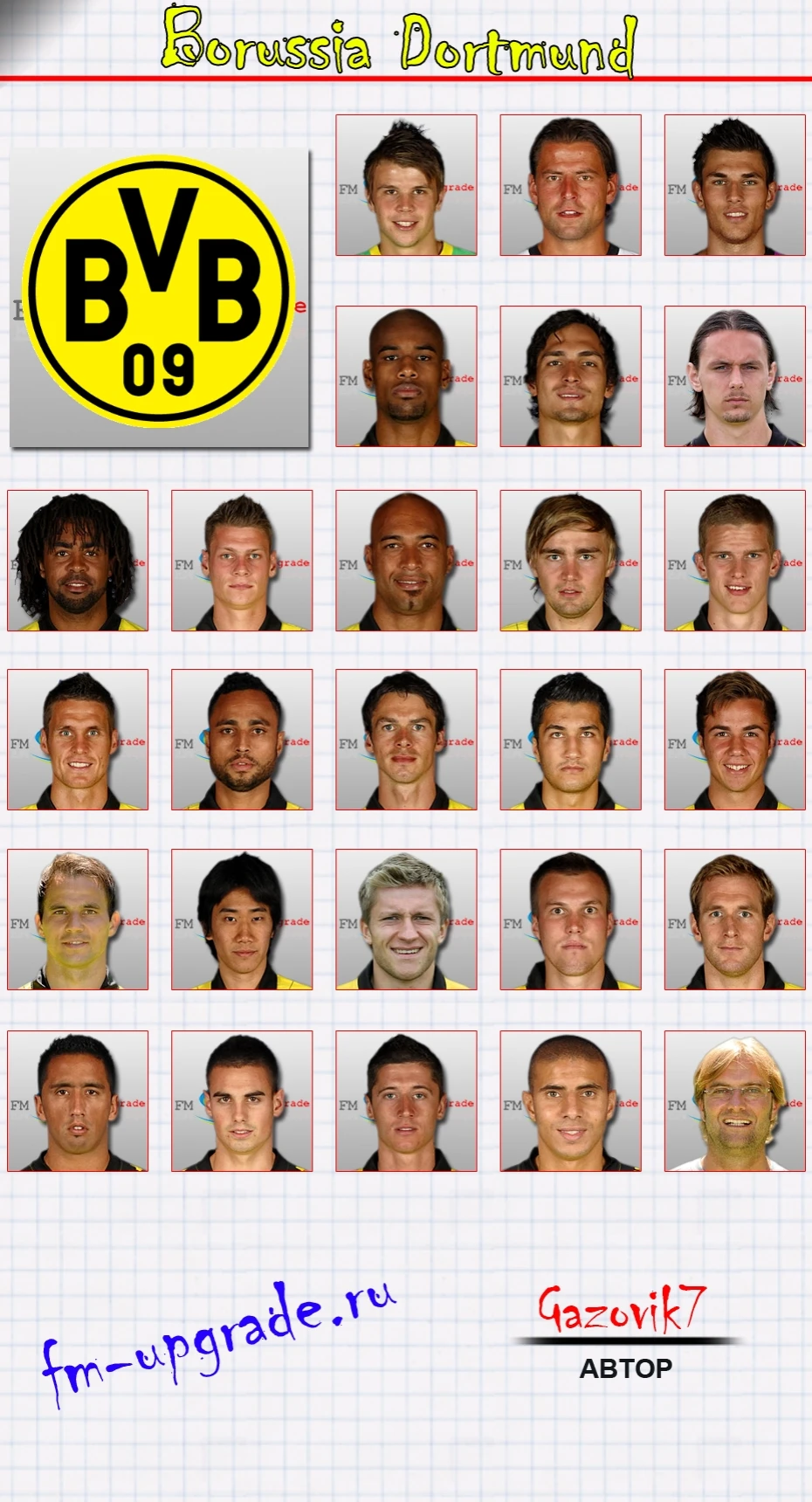 FIFA Manager 11 "Фотопак Боруссии(Дортмунд)"