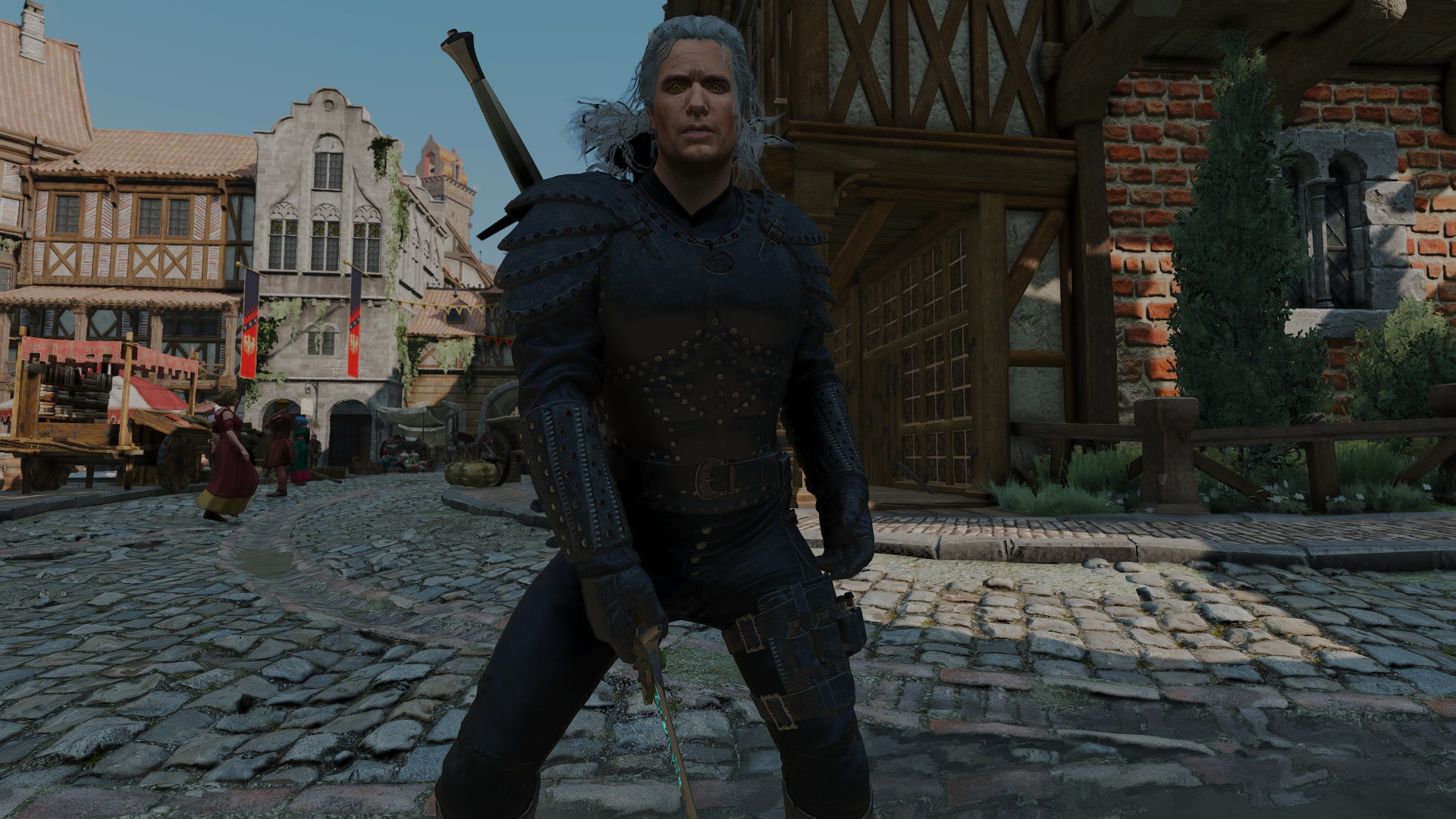 The Witcher 3: Wild Hunt "Модпак Генри Кавилл - ведьмак"