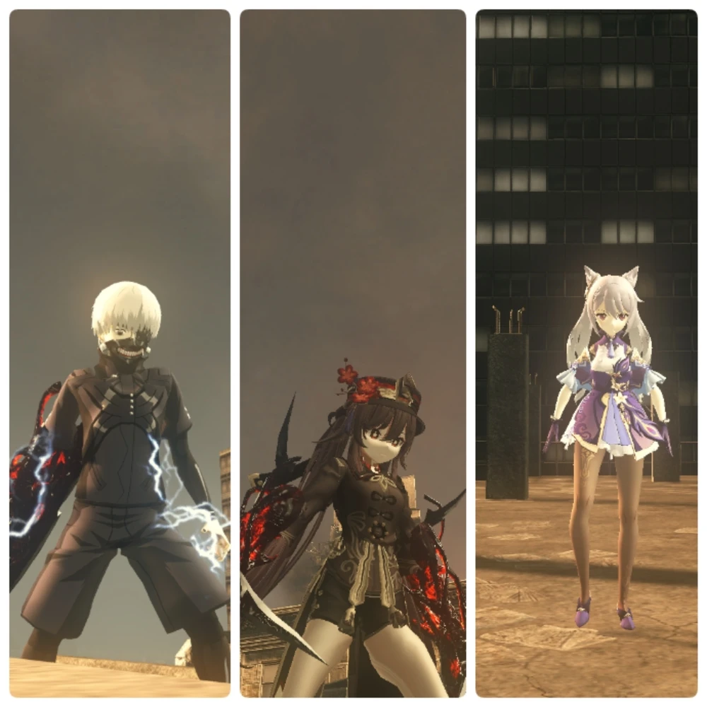 Prototype 2 "Замена Хеллера на Ху Тао, Канеки, Ке Цин"