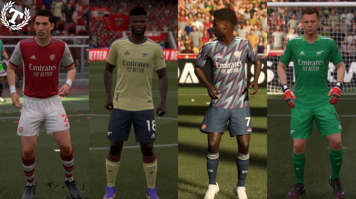 FIFA 21 "Комплект форм Арсенала на сезон 21-22"