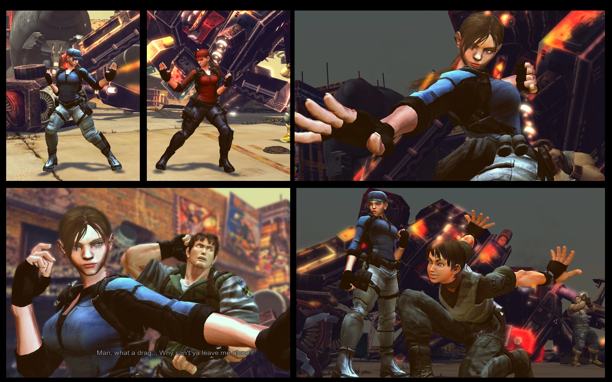 Street Fighter X Tekken "Cammy - Jill Valentine BSAA"